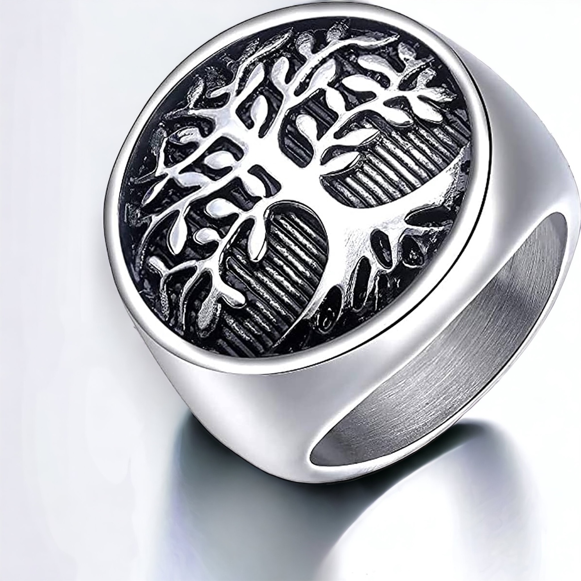 Bague Vintage Arbre De Vie Bij Homme