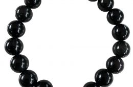 Bracelet Obsidienne Noire Plastron