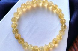 Bracelet de perles de Citrine