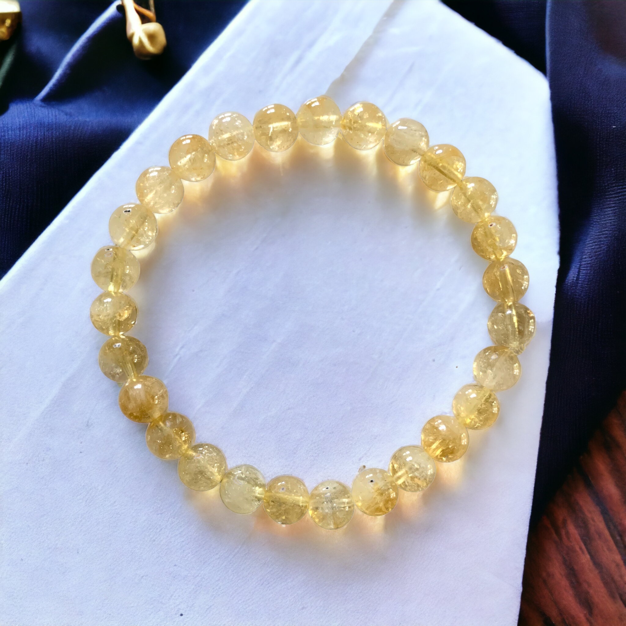 Bracelet de perles de Citrine