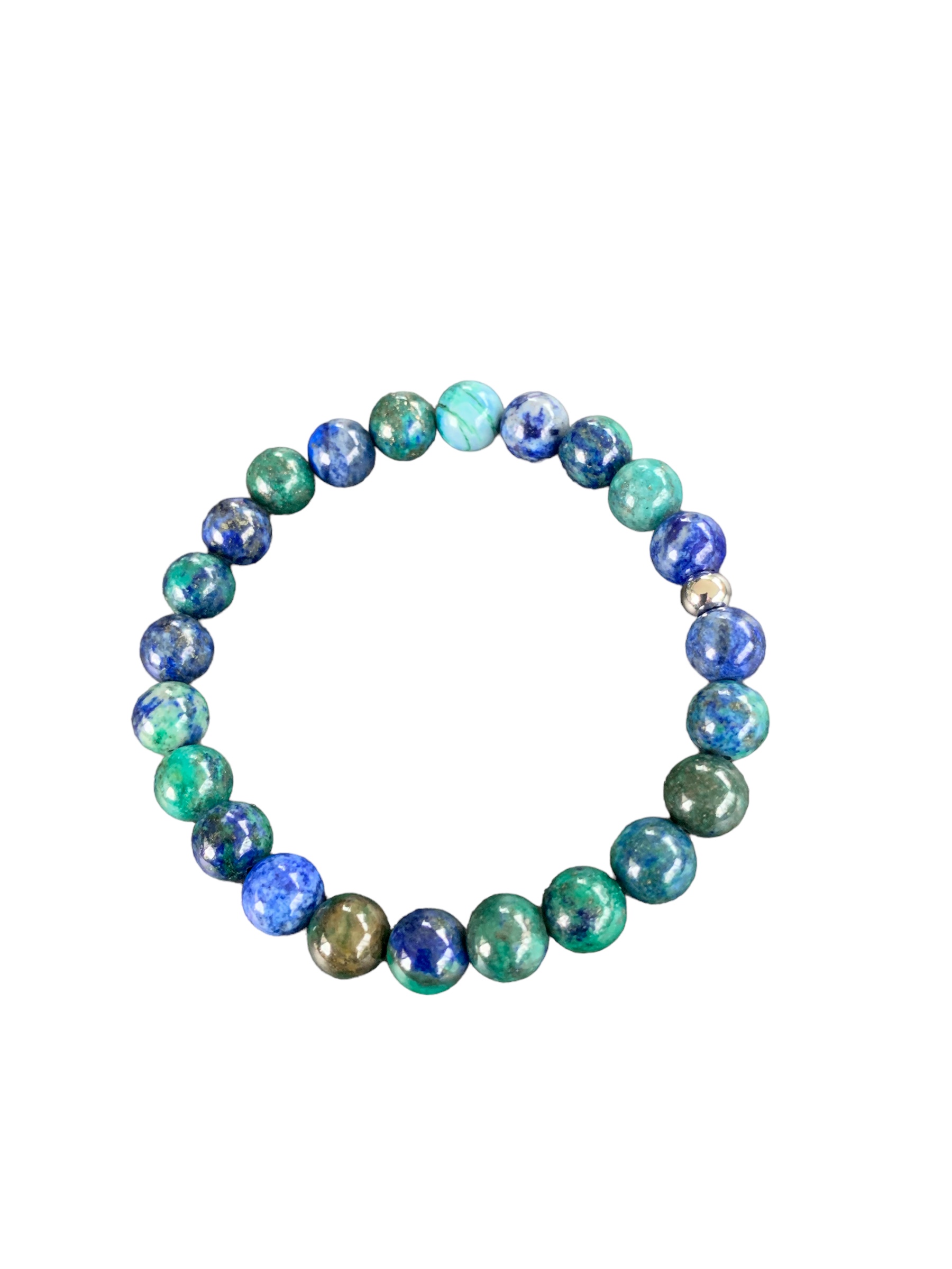 Bracelet en pierre Azurite Malachite Plastron