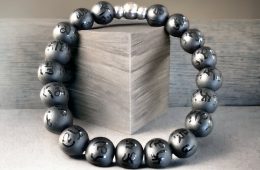 Bracelet Obsidienne Mat