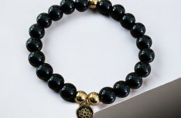 Bracelet pierre Obsidienne noire SERENITY