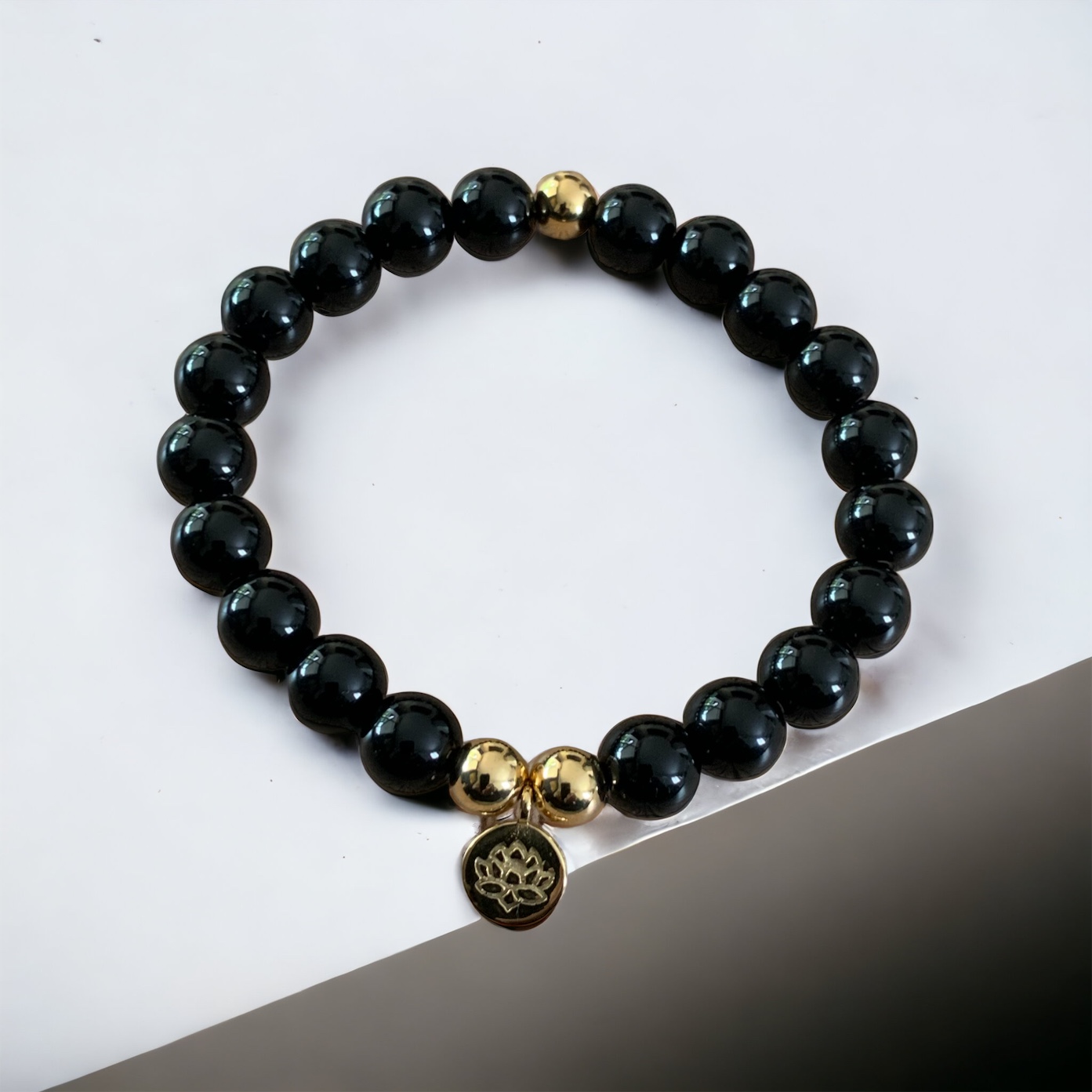 Bracelet pierre Obsidienne noire SERENITY