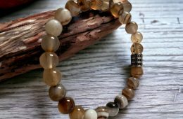 Bracelet en perles Quartz Lodolite