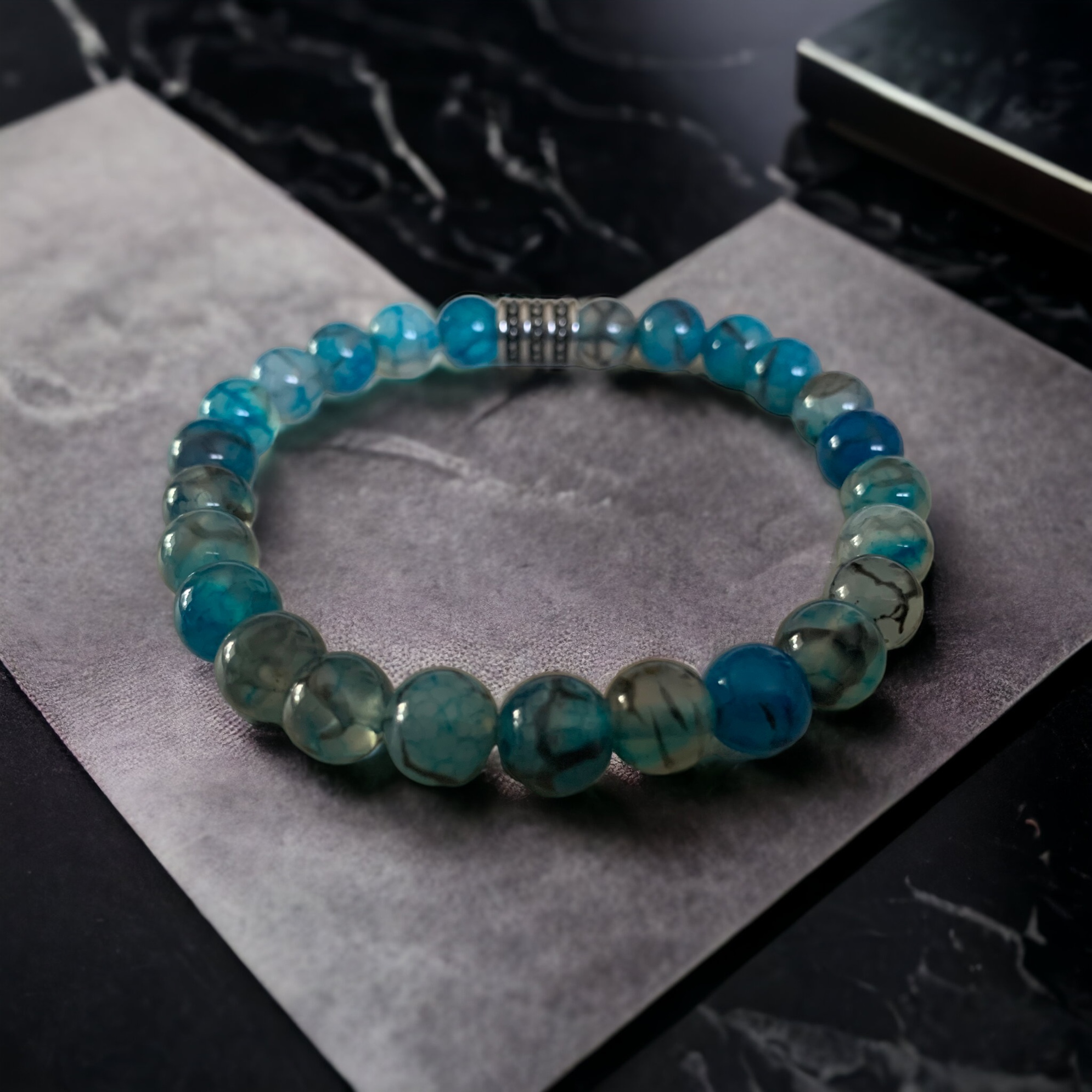 Bracelet Apatite bleu