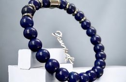 Bracelet de perles Lapis-lazuli