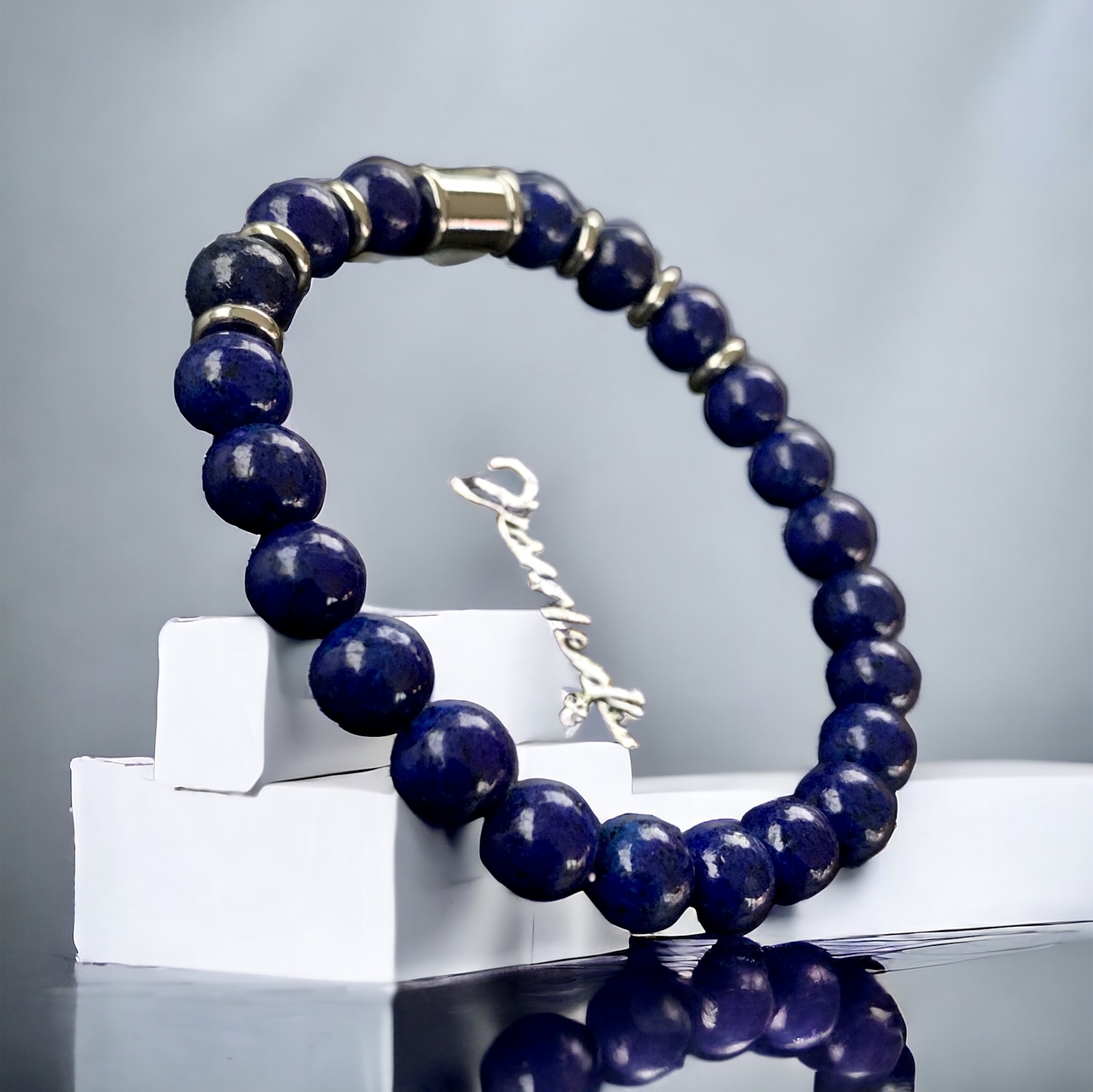 Bracelet de perles Lapis-lazuli