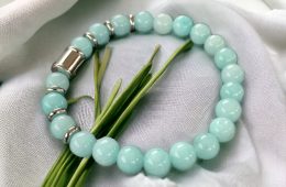 Bracelet de pierre Amazonite