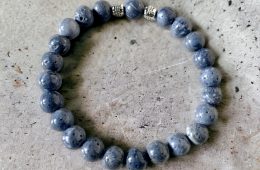 Bracelet de pierre Corail Bleu