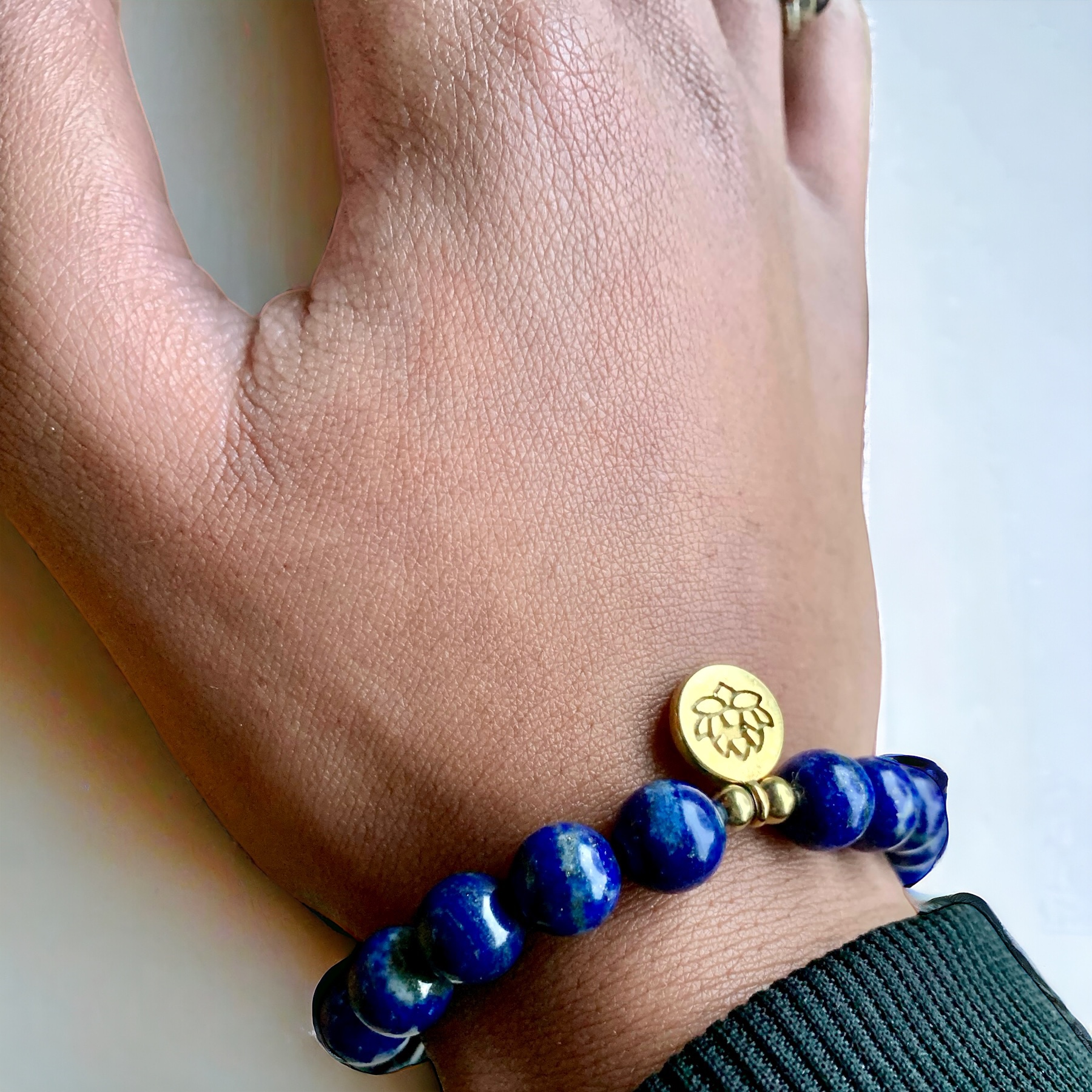 Bracelet de pierre naturelle Lapis-lazuli