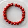 Bracelet de perles Howlite Rouge